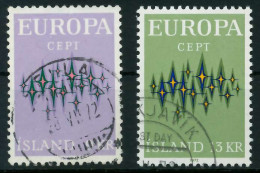 ISLAND 1972 Nr 461-462 Gestempelt X040432 - Used Stamps