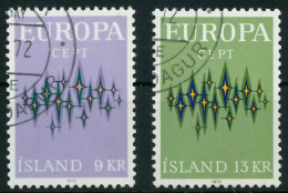 ISLAND 1972 Nr 461-462 Gestempelt X040456 - Oblitérés