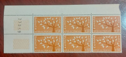 France Neufs Bloc De 6 Timbres 1962 N** YV N° 1359 EUROPA - Mint/Hinged