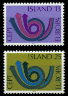 ISLAND 1973 Nr 471-472 Postfrisch SAC2DDE - Neufs