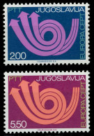 JUGOSLAWIEN 1973 Nr 1507-1508 Postfrisch SAC2E0E - Unused Stamps