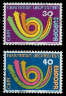 LIECHTENSTEIN 1973 Nr 579-580 Gestempelt X0405C6 - Used Stamps