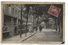 Chatelaillon-Plage (17) : La Rue Carnot Vers "Mer Et Montagne" En 1930 (animé) PF - Châtelaillon-Plage