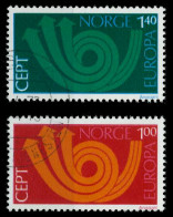 NORWEGEN 1973 Nr 660-661 Gestempelt X04068E - Used Stamps