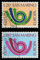 SAN MARINO 1973 Nr 1029-1030 Gestempelt X0406E6 - Used Stamps
