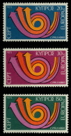 ZYPERN 1973 Nr 389-391 Postfrisch SAC2FD2 - Unused Stamps