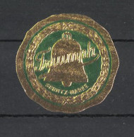 Reklamemarke Triumph, Logo Mit Goldener Glocke  - Erinnofilie