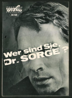 Filmprogramm PFP Nr. 13 /65, Wer Sind Sie, Dr. Sorge?, Thomas Holtzmann, Keiko Kishi, Regie: Yves Ciampi  - Zeitschriften