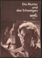 Filmprogramm PFP Nr. 21 /66, Die Mutter Und Das Schweigen, Erika Dunkelmann, Manfred Borges, Regie: Wolfgang Luderer  - Zeitschriften