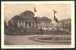 AK Bern, Schweiz. Landes-Ausstellung 1914, Wehrwesen Und Bildungswesen  - Expositions