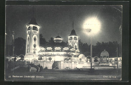 AK Bern, Schweizerische Landesausstellung 1914, Restaurant Studerstein Abends  - Expositions