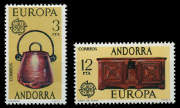 ANDORRA SPANISCHE POST 1970-1979 Nr 101-102 Postfrisch X0454AA - Ongebruikt