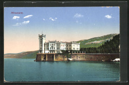 Cartolina Triest, Schloss Miramare  - Trieste