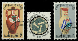 GRIECHENLAND 1976 Nr 1232-1234 Gestempelt X04554E - Used Stamps