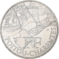 France, 10 Euro, Poitou-Charentes, 2011, MDP, Argent, SPL - Frankrijk
