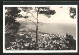 Cartolina Chiavari, Panorama Mit Dem Mittelmeer  - Autres & Non Classés