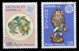 MONACO 1976 Nr 1230-1231 Gestempelt X0456FE - Used Stamps