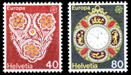 SCHWEIZ 1976 Nr 1073-1074 Postfrisch SAC7062 - Unused Stamps