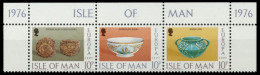 ISLE OF MAN Nr 85 Und 86 87 Postfrisch 3ER STR ORA X04B00E - Isola Di Man