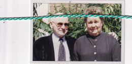 Simonne Legein (Nieuwpoort 1927) En Georges Beschuyt (Nieuwpoort 1924); Koksijde 1998. Foto - Obituary Notices