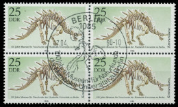 DDR 1990 Nr 3325 ESST VIERERBLOCK X04B37A - Used Stamps