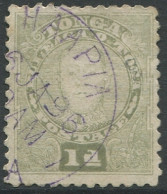 Tonga 1895 SG32 1d King George II Purple Cancel #3 FU - Tonga (1970-...)