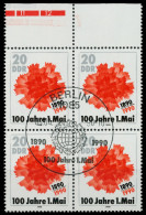 DDR 1990 Nr 3323 ESST Zentrisch Gestempelt VIERERBLOCK ORA X04B462 - Used Stamps