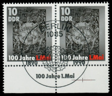 DDR 1990 Nr 3322 ESST Zentrisch Gestempelt WAAGR PAAR URA X04B47E - Oblitérés