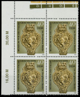 DDR 1990 Nr 3318 Postfrisch VIERERBLOCK ECKE-OLI X04B5F2 - Unused Stamps