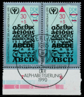 DDR 1990 Nr 3353 ESST Zentrisch Gestempelt WAAGR PAAR URA X050F2E - Used Stamps