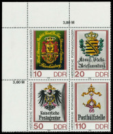 DDR ZUSAMMENDRUCK Nr VB1 3306-3309 Postfrisch VIERERBLO SAD33F2 - Zusammendrucke
