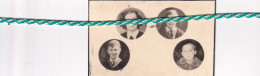 Angèle Trouvé-Huylenbroeck, Gent 1919, En Haar 3 Kinderen, Overleden Te Gent 1954. Foto - Overlijden