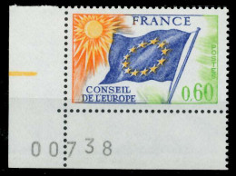 FRANKREICH DIENSTMARKEN EUROPARAT Nr 16 Bzn Postfrisch X05B48E - Mint/Hinged