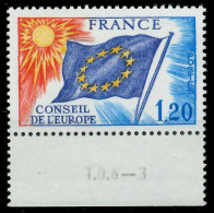 FRANKREICH DIENSTMARKEN EUROPARAT Nr 18 Postfrisch URA X05B49E - Mint/Hinged