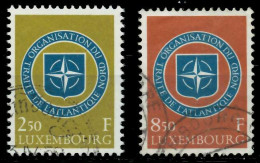 LUXEMBURG 1959 Nr 604-605 Gestempelt X05FB9E - Used Stamps