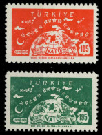 TÜRKEI 1959 Nr 1621-1622 Postfrisch X05FBF6 - Unused Stamps