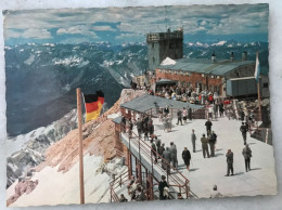 CP ALLEMAGNE Maison De Munich Au Sommet De La Zugspitze Avec Terrasse Panoramique - Zugspitze