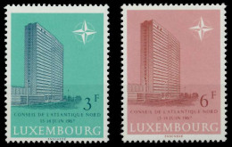 LUXEMBURG 1967 Nr 751-752 Postfrisch SAE4562 - Neufs