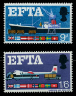 GROSSBRITANNIEN 1967 Nr 444x-445x Postfrisch SAE9A7E - Unused Stamps