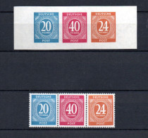 Alliierte Besetzung 1946 Freimarken 924/29 A Und B Aus Blocke Postfrisch - Postfris