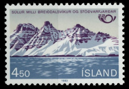 ISLAND 1983 Nr 596 Postfrisch SB0484A - Ongebruikt