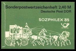 DDR MARKENHEFTCHEN Nr MH08 Postfrisch MH SB2C34A - Postzegelboekjes