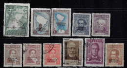 ARGENTINA 1938-1960  OFFICIAL   STAMPS  SCOTT # 35 STAMPS USED - Usati