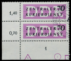 DDR DIENST VERWALTUNGSPOST-A ZKD Nr 9 Gestempelt SENKR P X1D294A - Andere & Zonder Classificatie