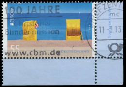 BRD BUND 2012 Nr 2933 Gestempelt ECKE-URE X325EFA - Used Stamps