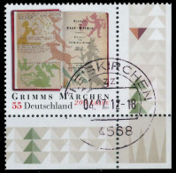 BRD BUND 2012 Nr 2938 Zentrisch Gestempelt ECKE-URE X325F56 - Used Stamps