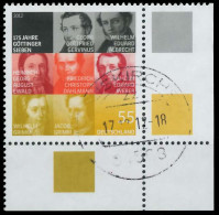 BRD BUND 2012 Nr 2962 Zentrisch Gestempelt ECKE-URE X3260CA - Used Stamps
