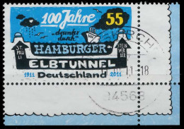 BRD BUND 2011 Nr 2890 Zentrisch Gestempelt ECKE-URE X3261EA - Used Stamps