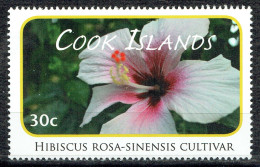 Série Courante. Fleurs : Hibiscus Rosa-sinensis Cultivar - Cookeilanden