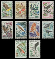 MONACO 1962 Nr 700-709 Postfrisch SF0C2E6 - Unused Stamps
